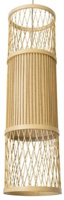 Φωτιστικό Οροφής Boho Hibiscus 01933 Φ20x70cm 1xE27 Beige GloboStar