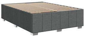 ΚΡΕΒΑΤΙ BOXSPRING ΜΕ ΣΤΡΩΜΑ ΣΚΟΥΡΟ ΓΚΡΙ 160X200 ΕΚ ΥΦΑΣΜΑΤΙΝΟ 3291727