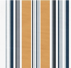 vidaXL Τεντόπανο Ανταλλακτικό Ριγέ Πολύχρωμο 4 x 3 μ.