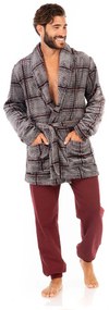 Ρόμπα Fleece Ανδρική Mara-M 1053-21 Γκρι LARGE