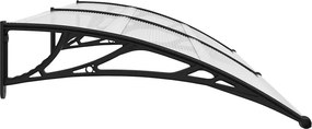 vidaXL Στέγαστρο Πόρτας 240 x 100 εκ. Πολυανθρακικό