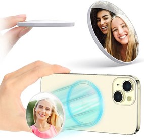 Puluz Μαγνητικός Καθρέφτης με MagSafe για Κινητά Λευκό