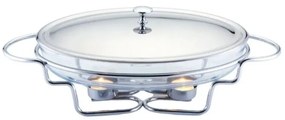 Πιατέλα σερβιρίσματος Bohmann BH 2007-30CG, 3l, καπάκι, βάση, Inox