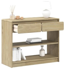 Τραπέζι Κονσόλα SAUDA Δρυς 89,5x36,5x73 εκ. Μασίφ Ξύλο Πεύκου