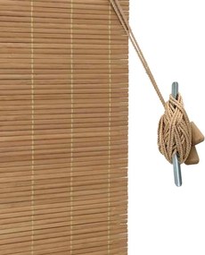 vidaXL Ρόλερ με κουρτίνες Καφέ 100 x 220 cm Μπαμπού