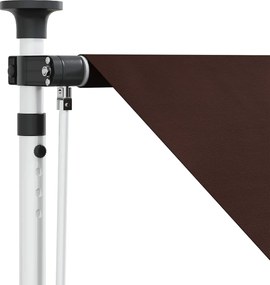 vidaXL Χειροκίνητη Ανακλινόμενη Σκίαση Καφέ 300 cm