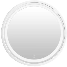 Καθρέπτης Led Goslyn Inart σε λευκή απόχρωση Φ55.4x4.5εκ
