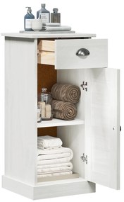 vidaXL Ντουλάπα του μπάνιου "VIGO" με Συρτάρι 37x34x80 εκ. Μασίφ ξύλο πεύκου