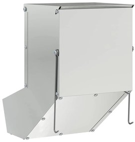 vidaXL Ταΐστρα Χαμστεριών Ασημί 17,5 x 26 x 28,5 εκ