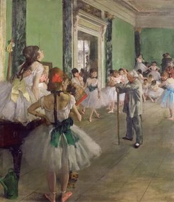 Αναπαραγωγή The Dancing Class, c.1873-76, Degas, Edgar