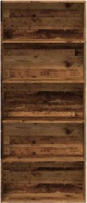 vidaXL Βιβλιοθήκη Παλαιό Ξύλο 80x30x189 εκ. Επεξεργ. Ξύλο