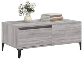 vidaXL Τραπεζάκι Σαλονιού Γκρι Sonoma 90x50x36,5εκ. Επεξεργασμένο Ξύλο