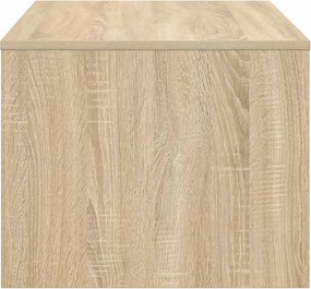 vidaXL Τραπεζάκι σαλονιού Δρύς Sonoma 80 x 50 x 40 cm