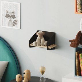 Wall Shelf Short Arm - Black Black