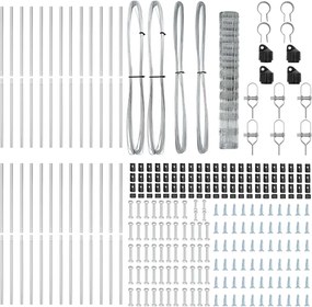 vidaXL Στύλος Περιφράξεων Γαλβανισμένο 50 x 1,2 m Ατσάλι
