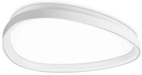Φωτιστικό Οροφής - Πλαφονιέρα Gemini 328041 61x6,5cm Led 3850lm 29W 3000K White Ideal Lux