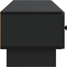 vidaXL Ντουλάπι TV Μαύρο 147 x 34,5 x 30 εκ Επεξεργασμένο Ξύλο