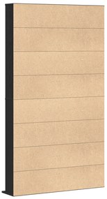 vidaXL Ντουλάπι CD Μαύρο Δρυς 101x23x177,5 εκ από Συνθετικό Ξύλο
