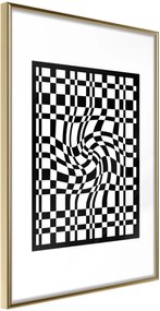 Αφίσα - Op Art - 20x30 - Χρυσό - Χωρίς πασπαρτού