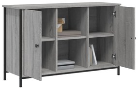 vidaXL Έπιπλο Τηλεόρασης Γκρι Sonoma 100x35x65 εκ. από Επεξεργ. Ξύλο