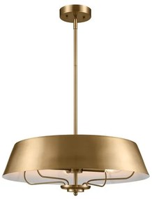 Κρεμαστό Φωτιστικό Οροφής 4xE14 Luella Elstead Lighting-KL-LUELLA-4P-BNB-Ορείχαλκος KL-LUELLA-4P-BNB