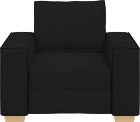 vidaXL Πολυθρόνα-Καναπέ Μαύρη από Ύφασμα 100x78x84 εκ.