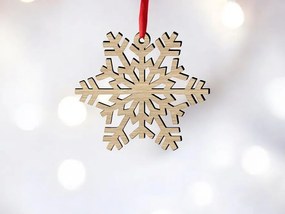 Σετ των 3 Intra απο ξύλο plywood 3mm-4mm πάχος – Χριστουγεννιάτικο μενταγιόν νιφάδα χιονιού για πάρτι 30x30 cm INTRAVECTRY-MY548560