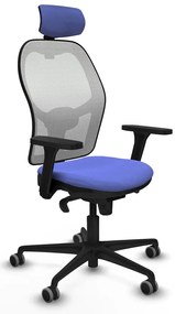 Καρέκλα γραφείου με κεφαλάρι Piqueras y Crespo 3D036G2 Ανοιχτό Μπλε