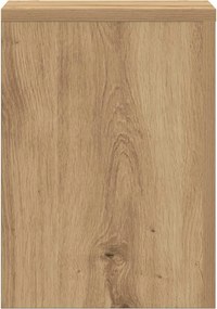 vidaXL Βάσεις Φυτών 2 τεμ. Αρτισιανή Δρυς 25x25x35 εκ. Επεξ. Ξύλο