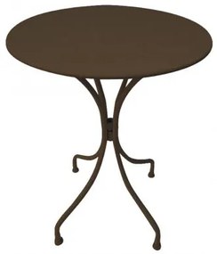 PARK Τραπέζι Μεταλλικό Sand Brown D. 60 H.70 cm Ε5170,3