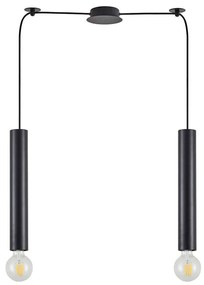 Φωτιστικό Οροφής Adept Tube 77-8671 30x5,5x300cm 2xE27/GU10 60W Black Homelighting