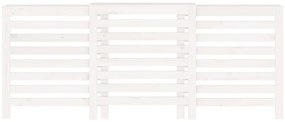 vidaXL Κάλυμμα Καλοριφέρ Λευκό 210x21x85 εκ. από Μασίφ Ξύλο Πεύκου