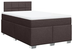 ΚΡΕΒΑΤΙ BOXSPRING ΜΕ ΣΤΡΩΜΑ ΣΚΟΥΡΟ ΚΑΦΕ 120X190 ΕΚ ΥΦΑΣΜΑΤΙΝΟ 3285830