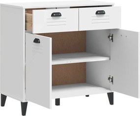 vidaXL Μπουφές VIKEN Λευκός 80 x 40 x 80 εκ. από Επεξεργασμένο Ξύλο