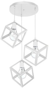 Φωτιστικό οροφής τρίφωτο Deepora Ε27 λευκό 30x80x80εκ 30x80x80 εκ.