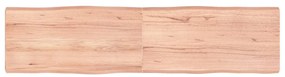 vidaXL Επιφ Τραπεζιού Αν Καφέ 160x40x(2-6)εκ.Ακατέργ. Μασίφ Ξύλο Δρυός