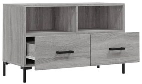 vidaXL Έπιπλο Τηλεόρασης Γκρι Sonoma 80x36x50 εκ. από Επεξεργ. Ξύλο