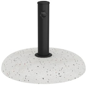 vidaXL Βάση Ομπρέλας για Πόλους 37/42/52/58mm Λευκό Σκυρόδεμα 20 kg