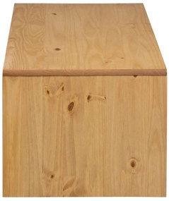vidaXL Τραπέζι Σαλονιού SAUDA Χρ. Δρυός 99x55x45 εκ. Μασίφ Ξύλο Πεύκου
