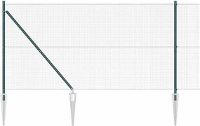 vidaXL Στύλος Περιφράξεων Πράσινο 25 x 1,2 m (16 x 16 mm πλέγμα)