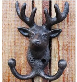 Lalos Κρεμάστρα Μαντεμένια 13cm Reindeer - Τάρανδος Μαύρη 9473