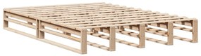 vidaXL Σκελετός Κρεβατιού Χωρίς Στρώμα 120x190 εκ Μασίφ Ξύλο Πεύκου