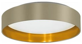 Eglo Maserlo Μοντέρνα Μεταλλική Πλαφονιέρα Οροφής με Ενσωματωμένο LED σε Χρυσό χρώμα 38cm 99541