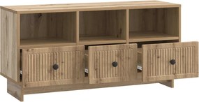 vidaXL Ντουλάπι TV 102 x 34,5 x 50 εκ. Artisan Δρυς Επεξεργασμένο Ξύλο