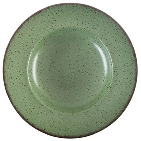 Πιάτο Ζυμαρικών Πορσελάνινο Terra Green 27cm - Estia