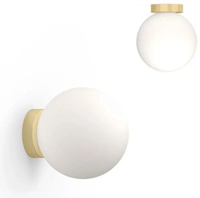 Φωτιστικό Τοίχου Bola Sphere Flush 12 10927 30,5x13,5cm Dim Led 1625lm 20W Brass Pablo Designs