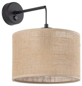 Απλίκα Φωτιστικό Τοίχου 1xE27 Μπεζ Juta 6858 TK Lighting-6858-Μπεζ 6858