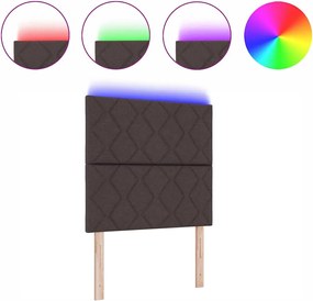 vidaXL Κεφαλάρι Καφέ 100 cm ύφασμα