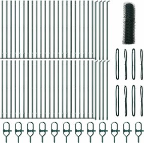 vidaXL Στύλος Περιφράξεων Πράσινο 100 x 0,6 μ (36 mm πλέγμα)