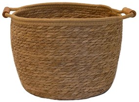 Καλάθι Ψάθινο 00.06.61140 Φ30x23cm Natural Mat